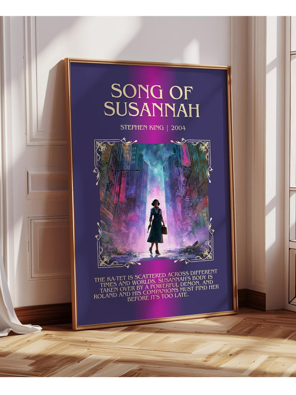 Song of Susannah minimalist poster paper finish options – matte satin gloss