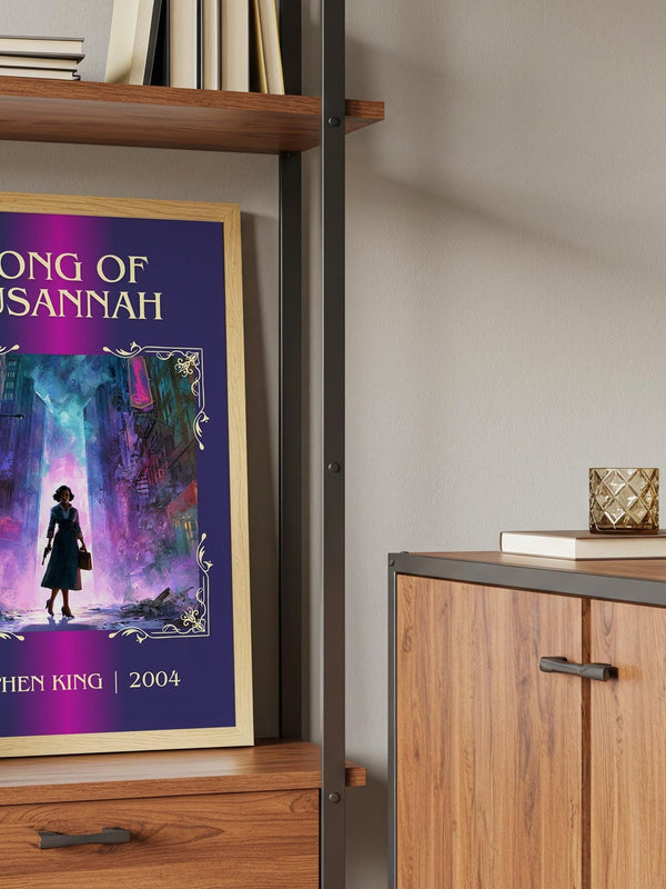 Song of Susannah classic book art print framed by window – literary home decor