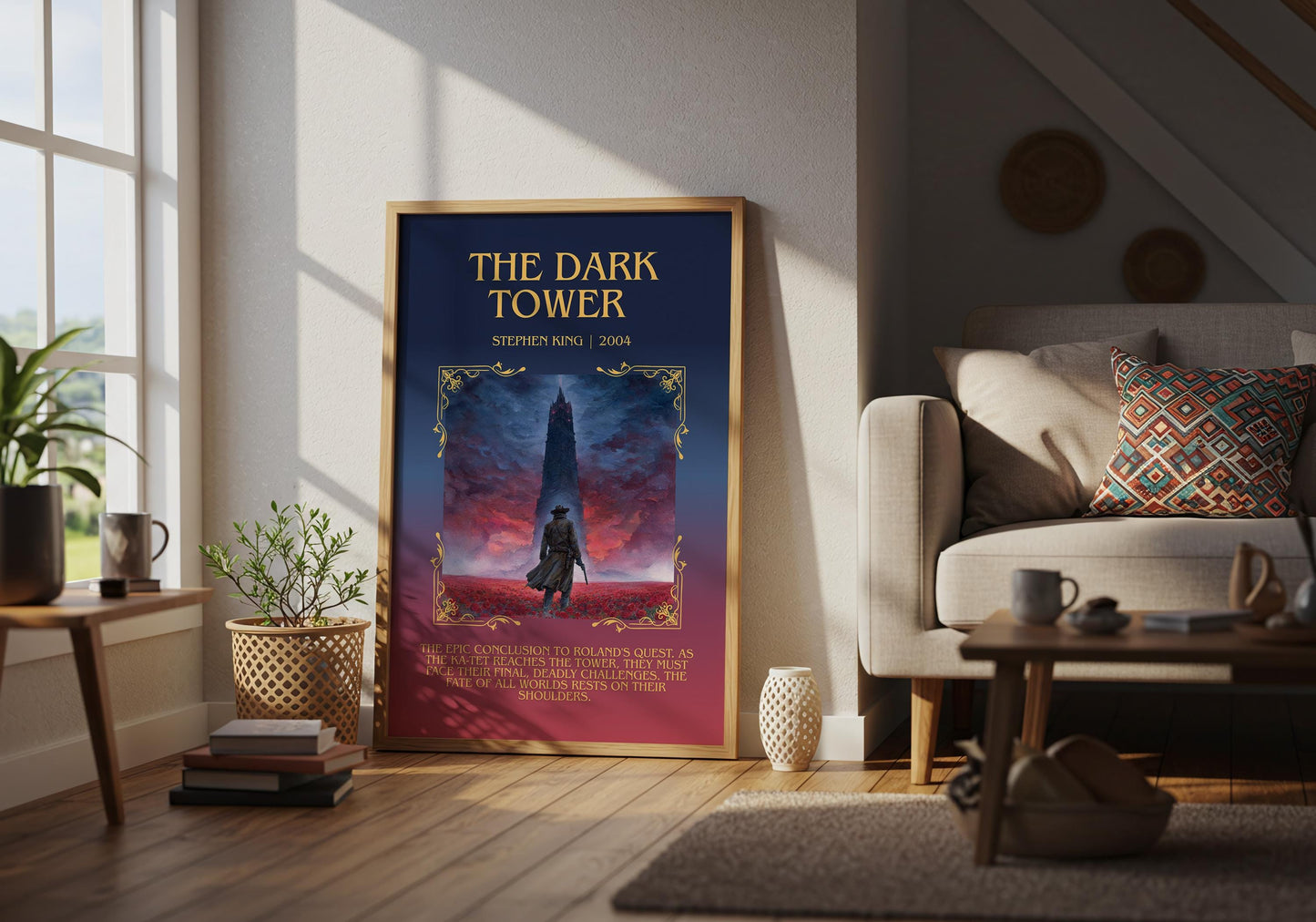 The Dark Tower by Stephen King | Descriptive Book Poster | Blurby