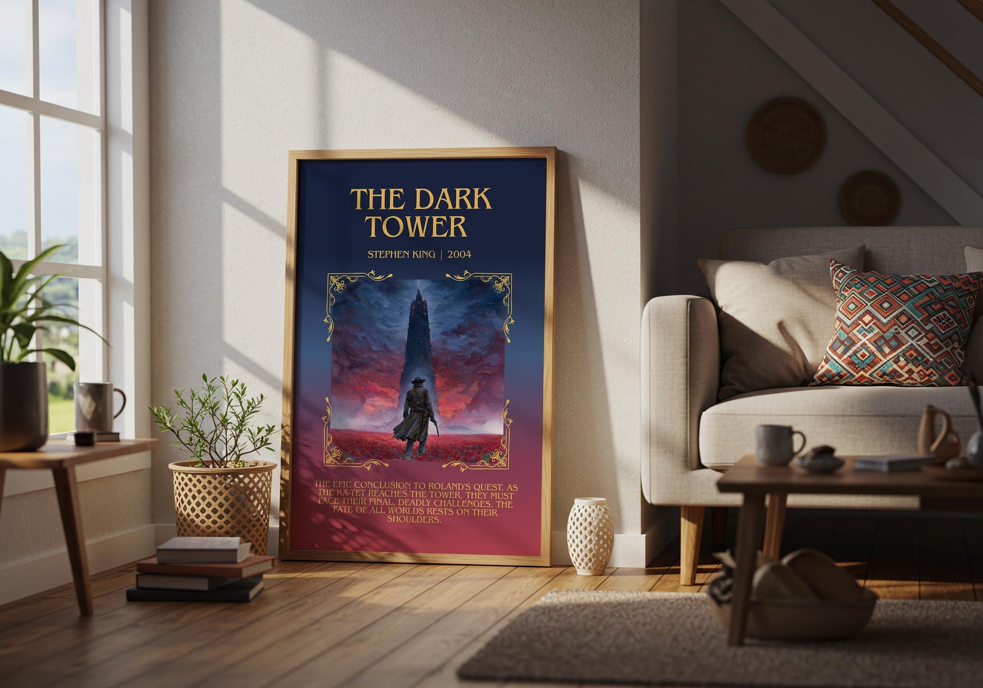 The Dark Tower by Stephen King | Descriptive Book Poster | Blurby