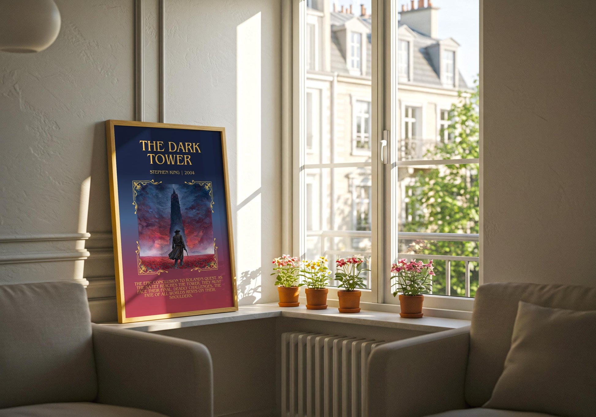 The Dark Tower by Stephen King | Descriptive Book Poster | Blurby