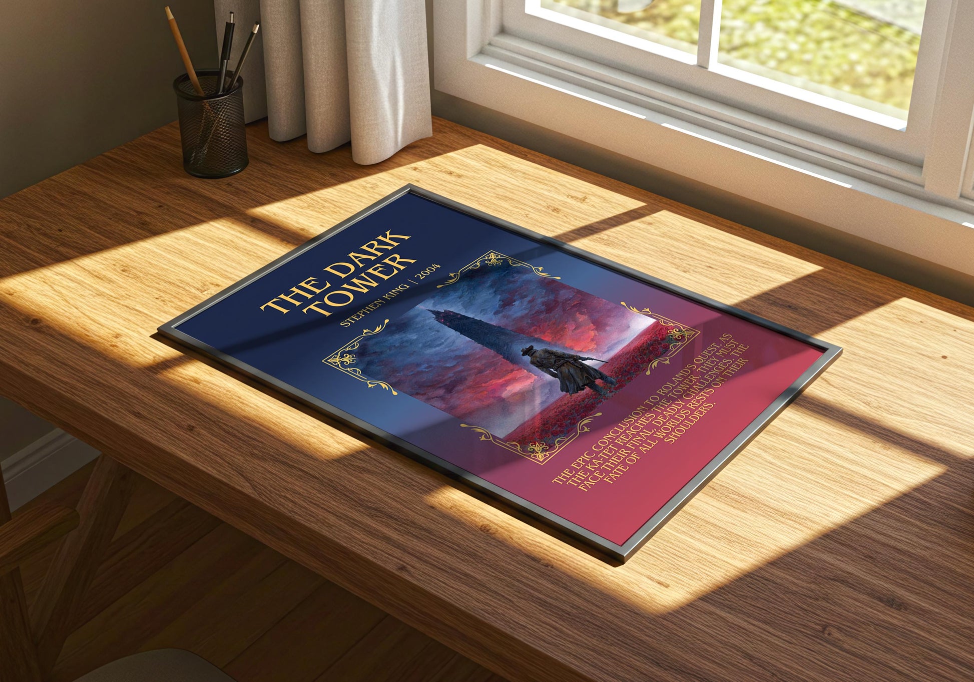 The Dark Tower by Stephen King | Descriptive Book Poster | Blurby