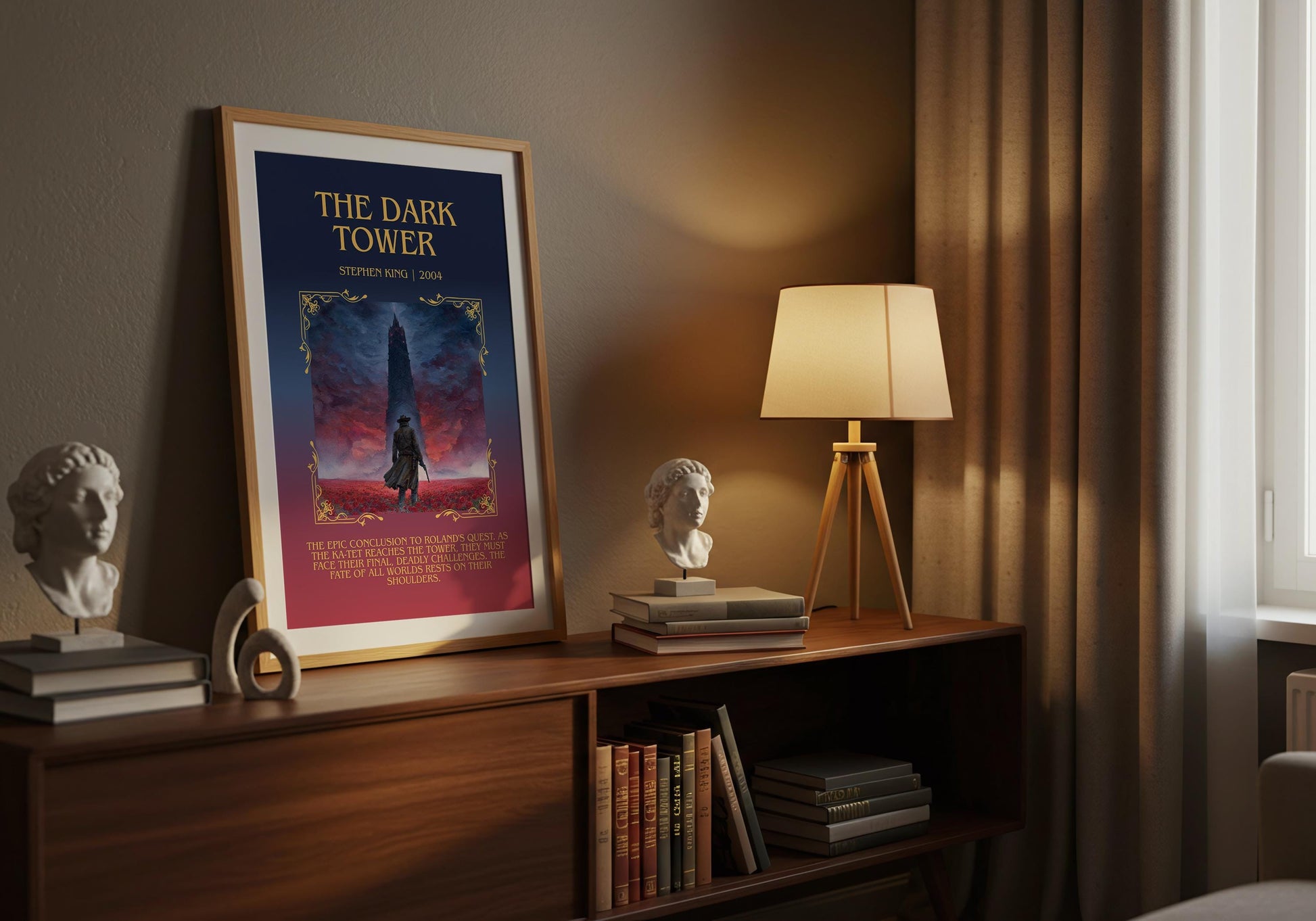 The Dark Tower by Stephen King | Descriptive Book Poster | Blurby