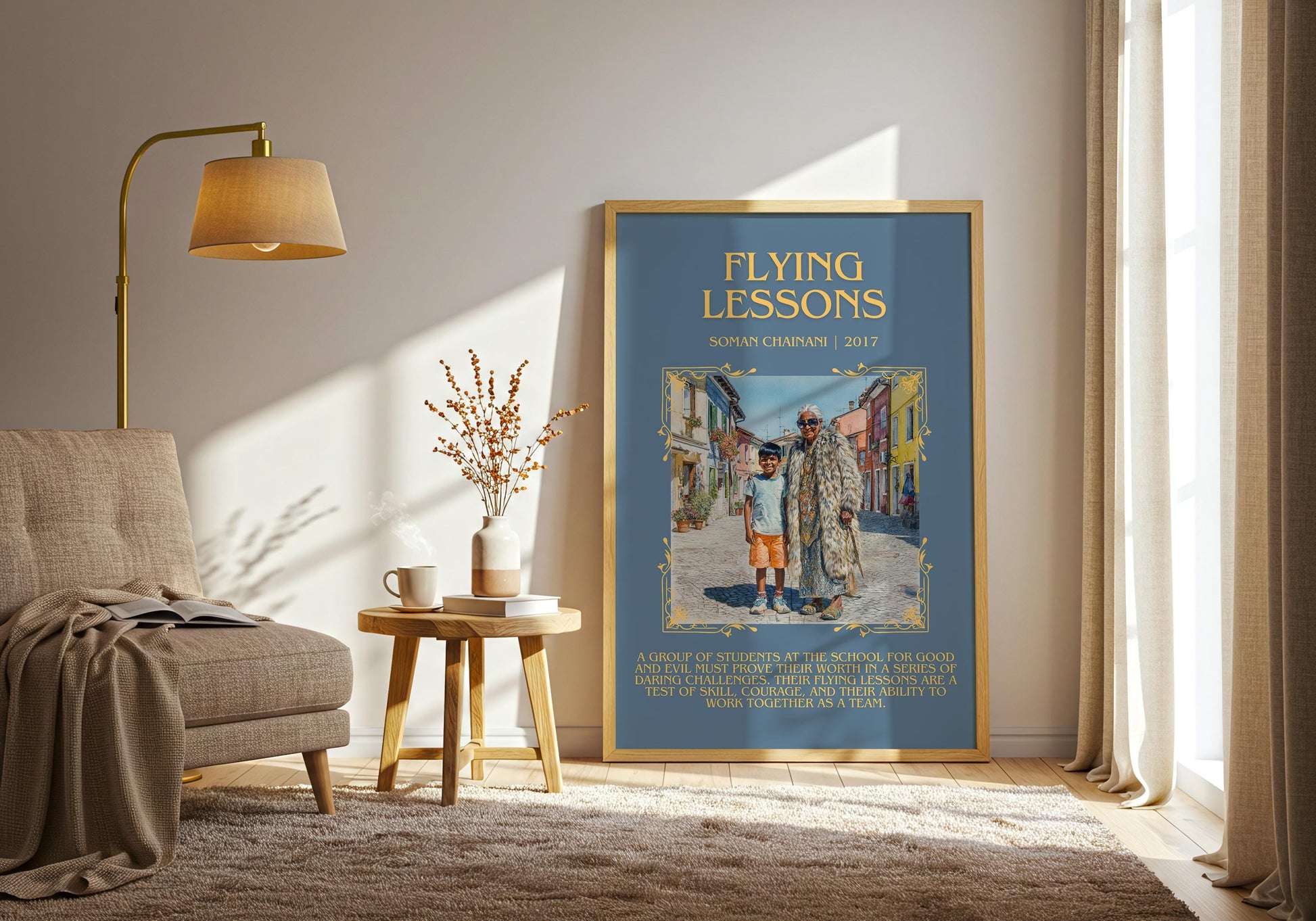Flying Lessons by Soman Chainani | Descriptive Book Poster | Blurby