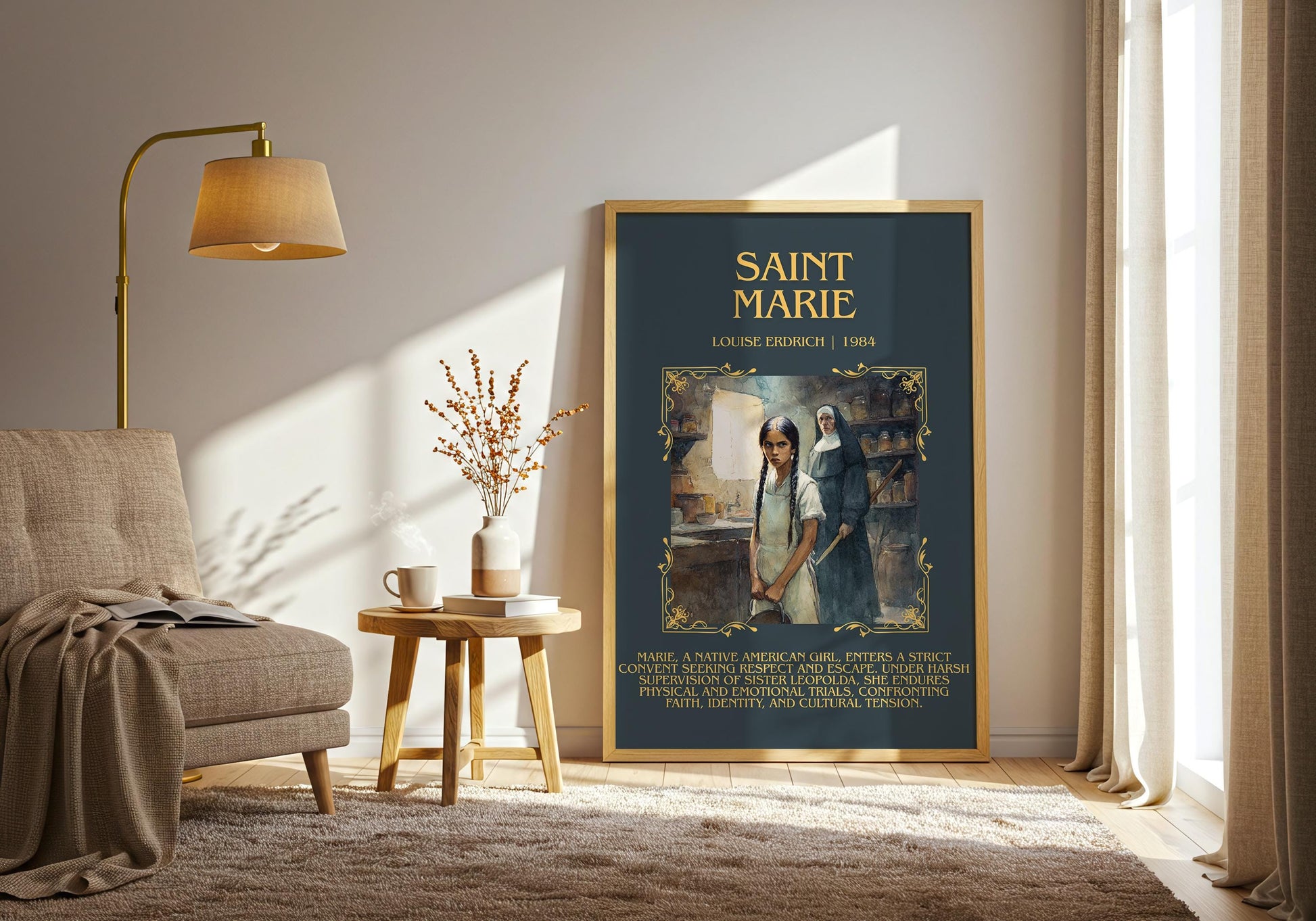 Saint Marie by Louise Erdrich | Descriptive Book Poster | Blurby