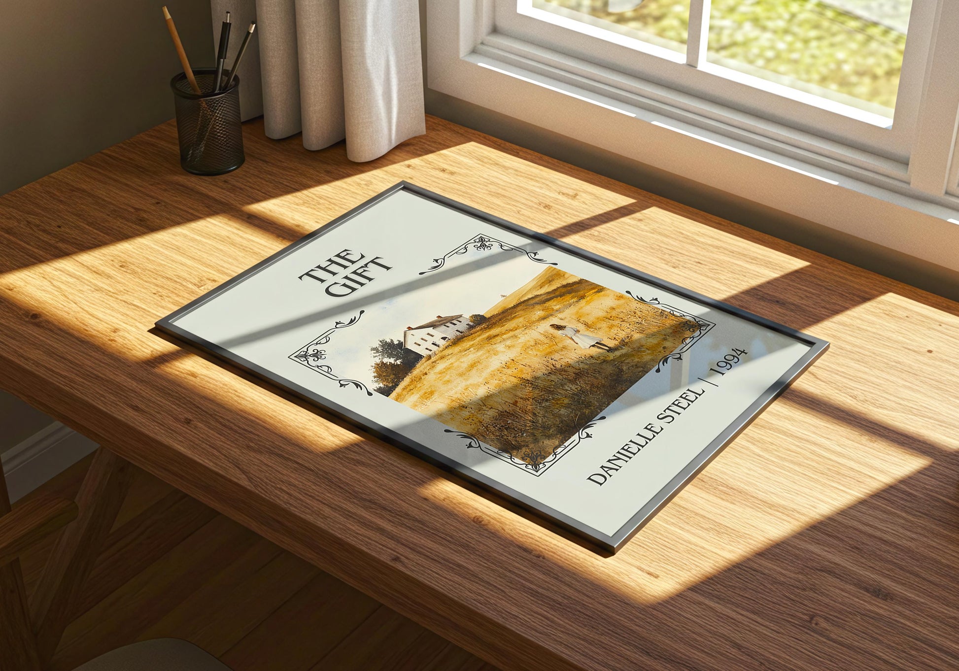 The Gift by Danielle Steel | Descriptive Book Poster | Minimalist