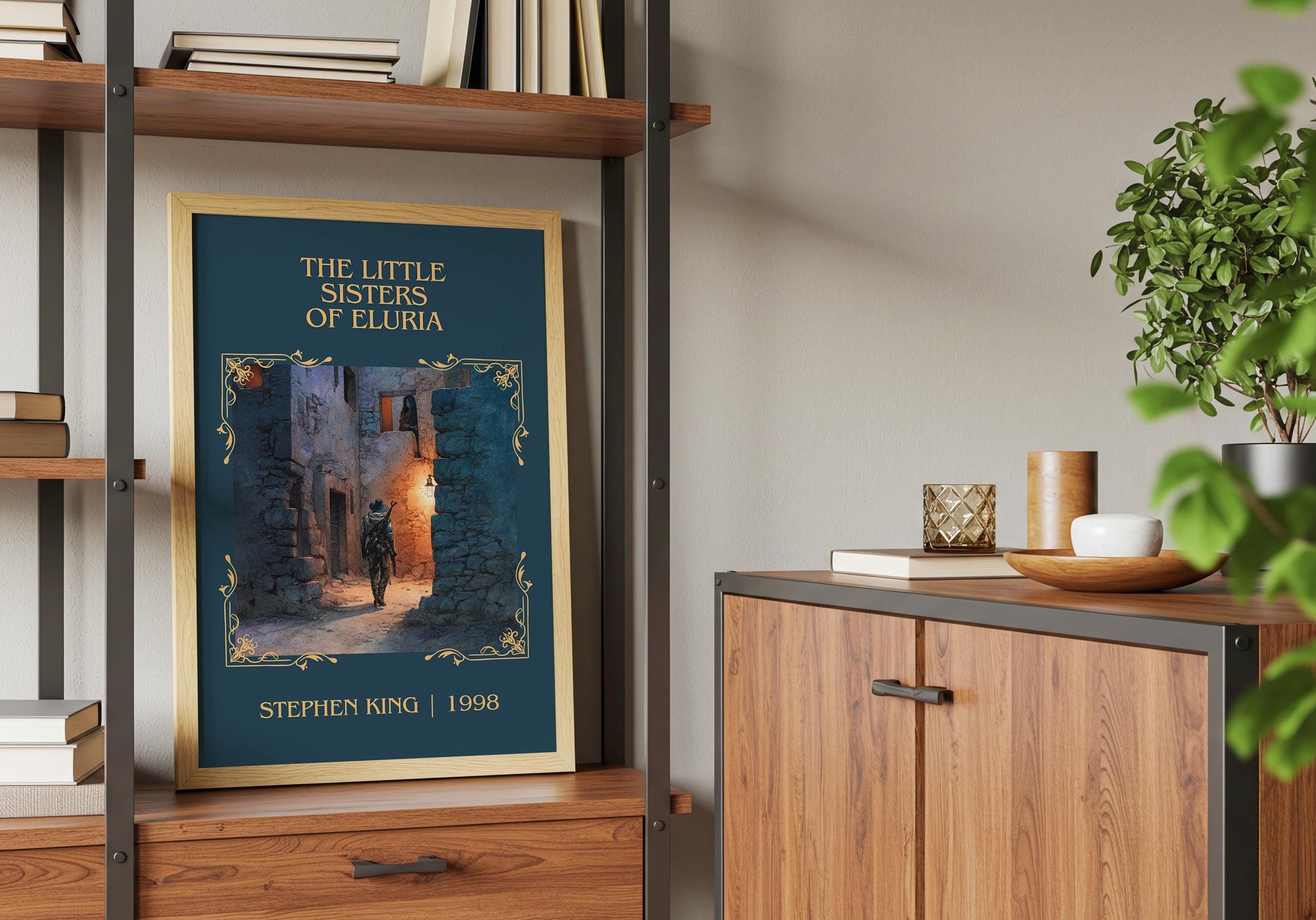 The Little Sisters of Eluria by Stephen King | Descriptive Book Poster | Minimalist