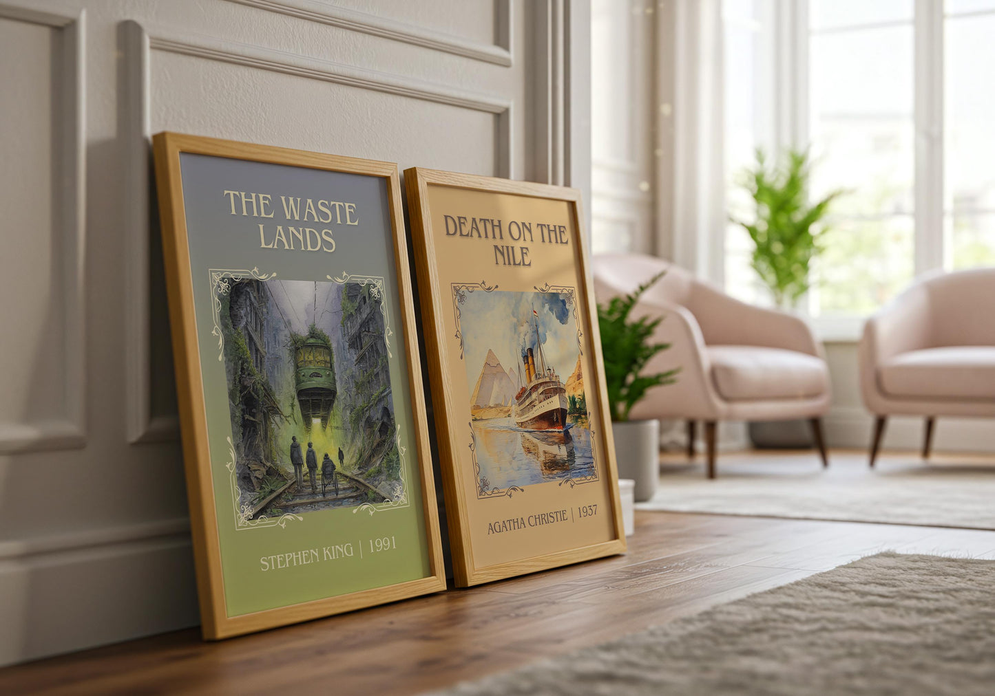 The Wastelands by Stephen King | Descriptive Book Poster | Minimalist