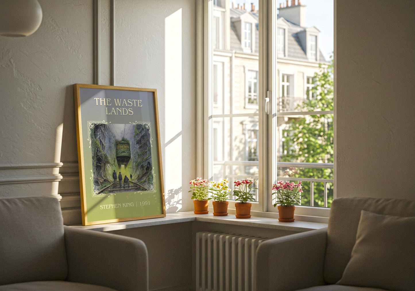 The Wastelands by Stephen King | Descriptive Book Poster | Minimalist