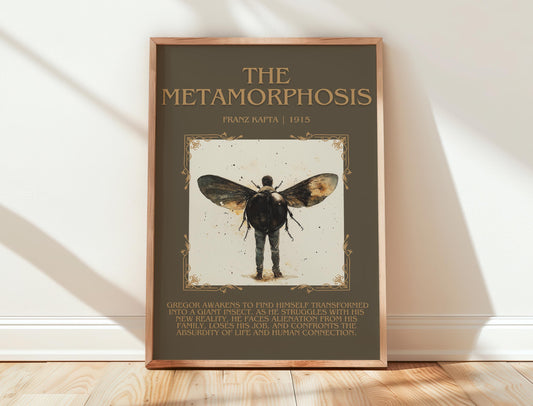 The Metamorphosis by Franz Kafka | Descriptive Book Poster | Blurby