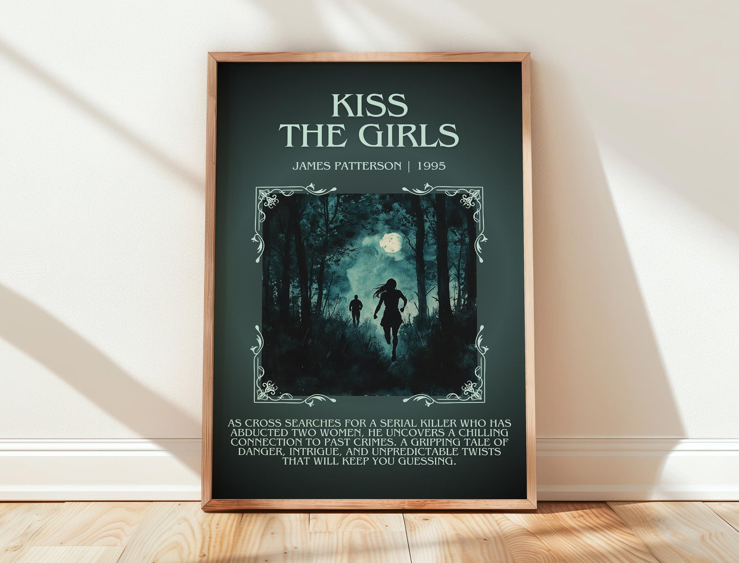 Kiss The Girls by James Patterson | Descriptive Book Poster | Blurby