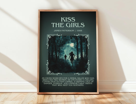 Kiss The Girls by James Patterson | Descriptive Book Poster | Blurby