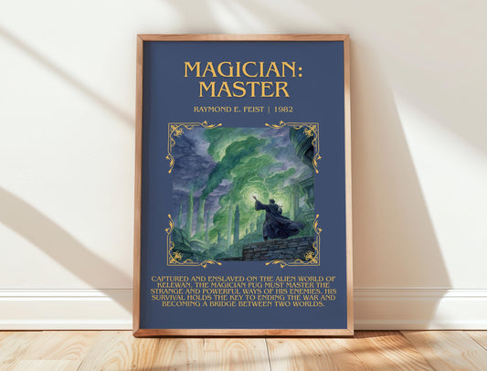 Magician: Master by Raymond E.Feist | Descriptive Book Poster | Blurby