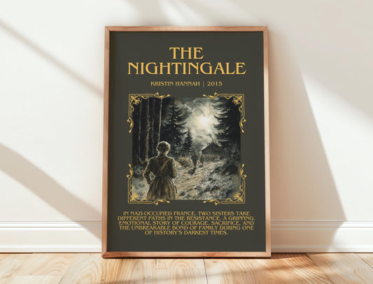 The Nightingale by Kristin Hannah | Descriptive Book Poster | Blurby