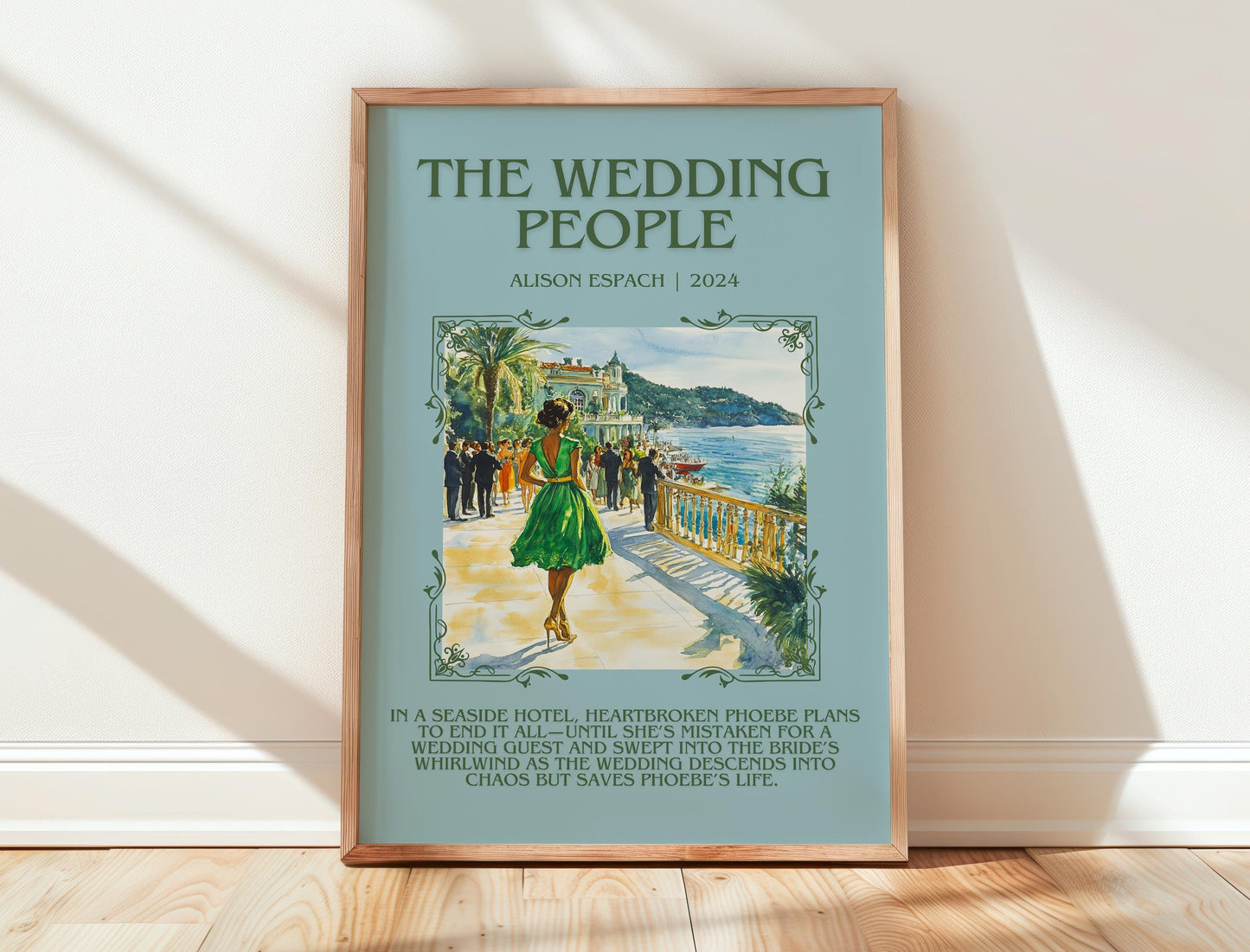 The Wedding People by Alison Espach | Descriptive Book Poster | Blurby