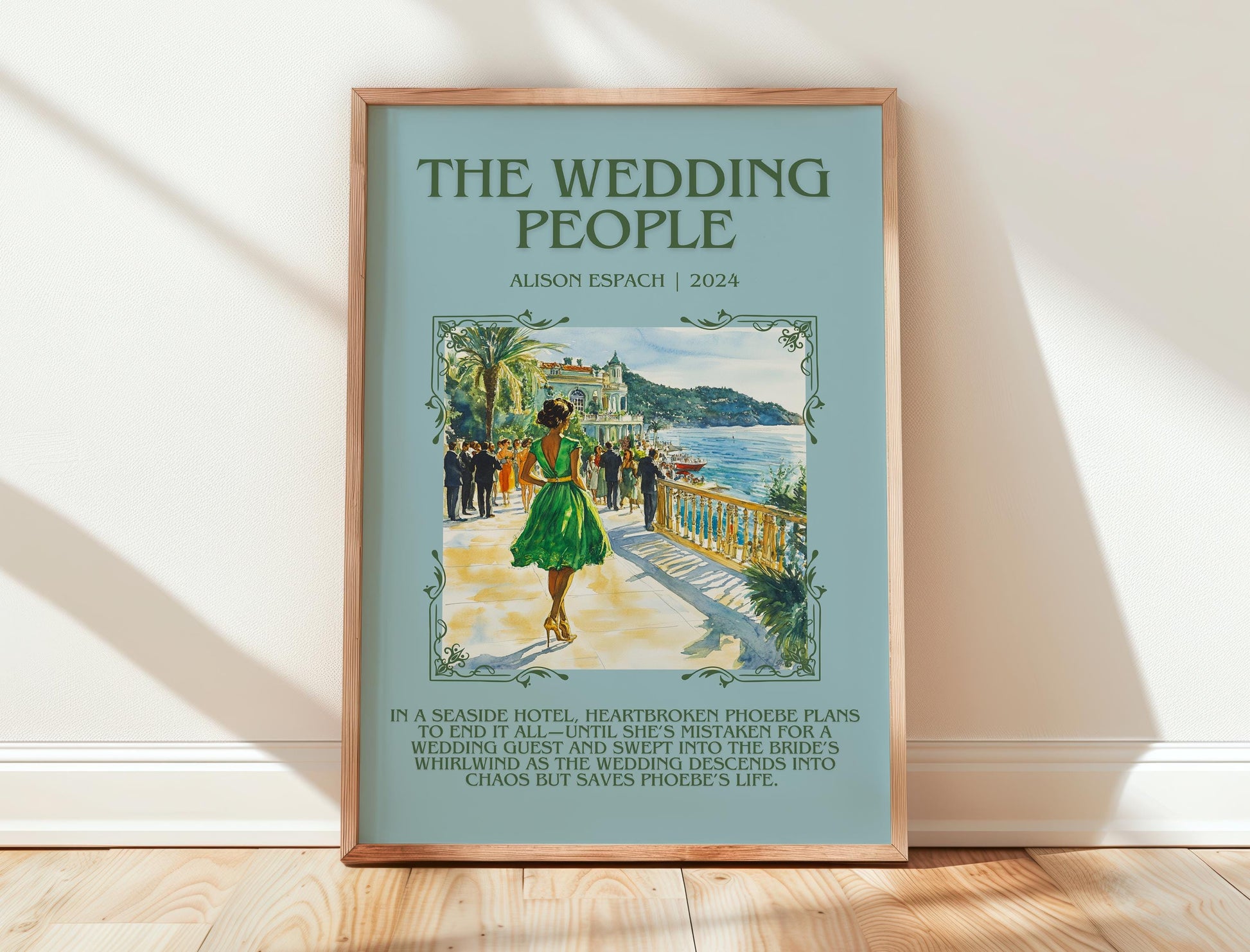 The Wedding People by Alison Espach | Descriptive Book Poster | Blurby
