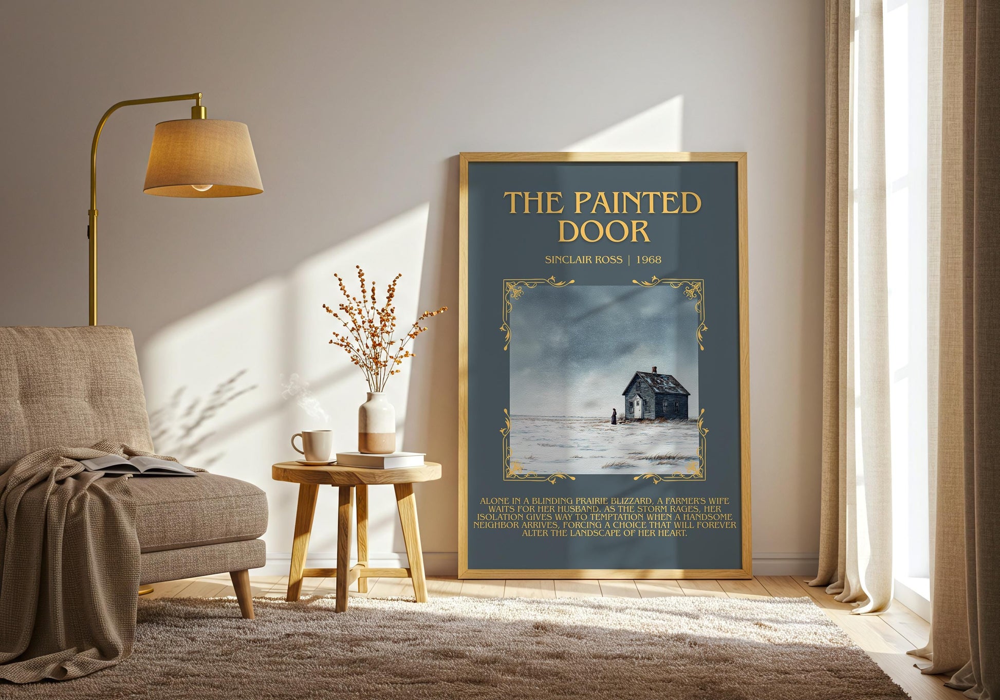 The Painted Door by Sinclair Ross | Descriptive Book Poster | Blurby