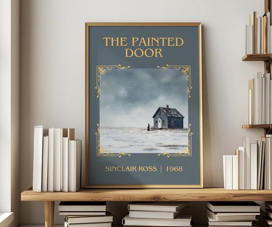 The Painted Door by Sinclair Ross | Descriptive Book Poster | Minimalist