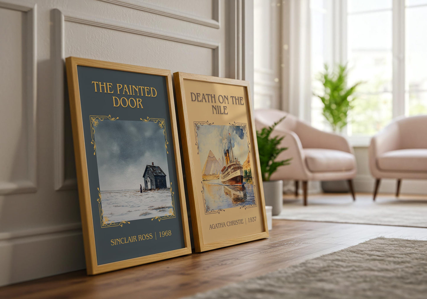 The Painted Door by Sinclair Ross | Descriptive Book Poster | Minimalist