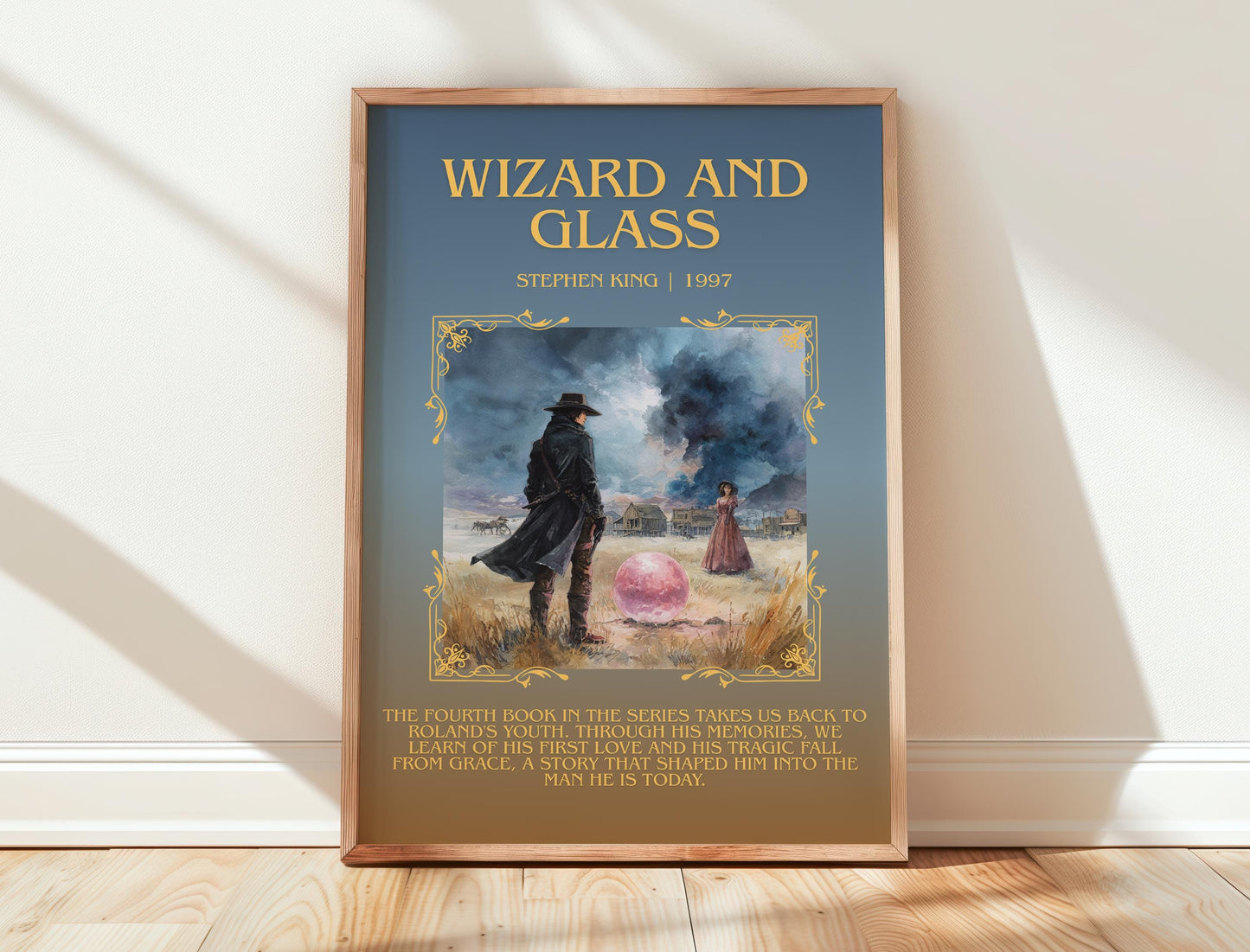 Wizard and Glass by Stephen King | Descriptive Book Poster | Blurby