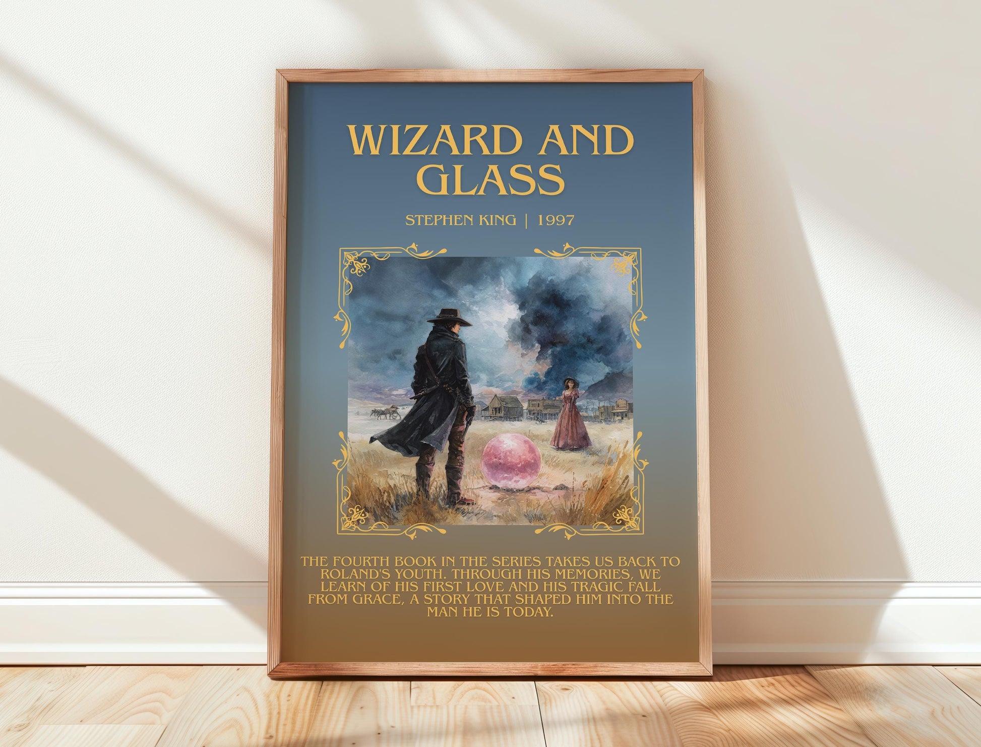 Wizard and Glass by Stephen King | Descriptive Book Poster | Blurby