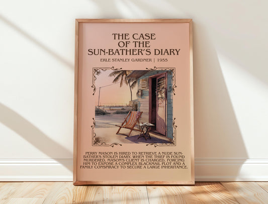 The Case Of The Sun-Bather's Diary by Erle Stanley Gardner | Descriptive Book Poster | Blurby