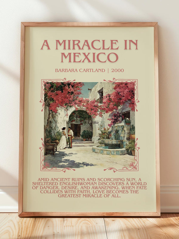 A Miracle In Mexico by Barbara Cartland | Descriptive Book Poster | Blurby