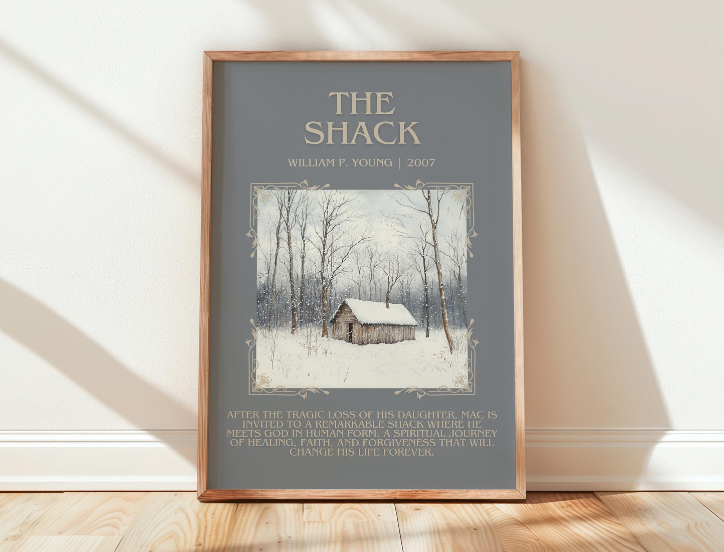 The Shack by William P. Young | Descriptive Book Poster | Blurby