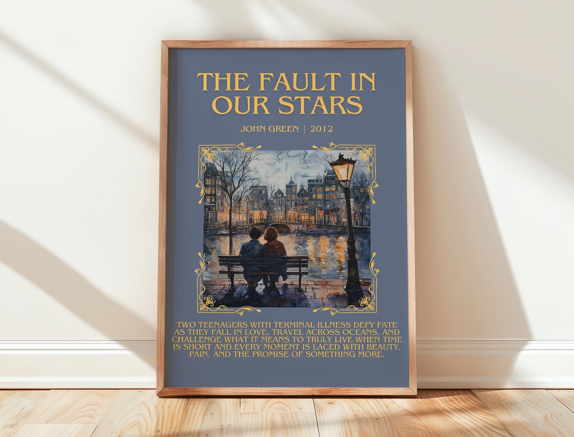 The Fault In Our Stars by John Green | Descriptive Book Poster | Blurby