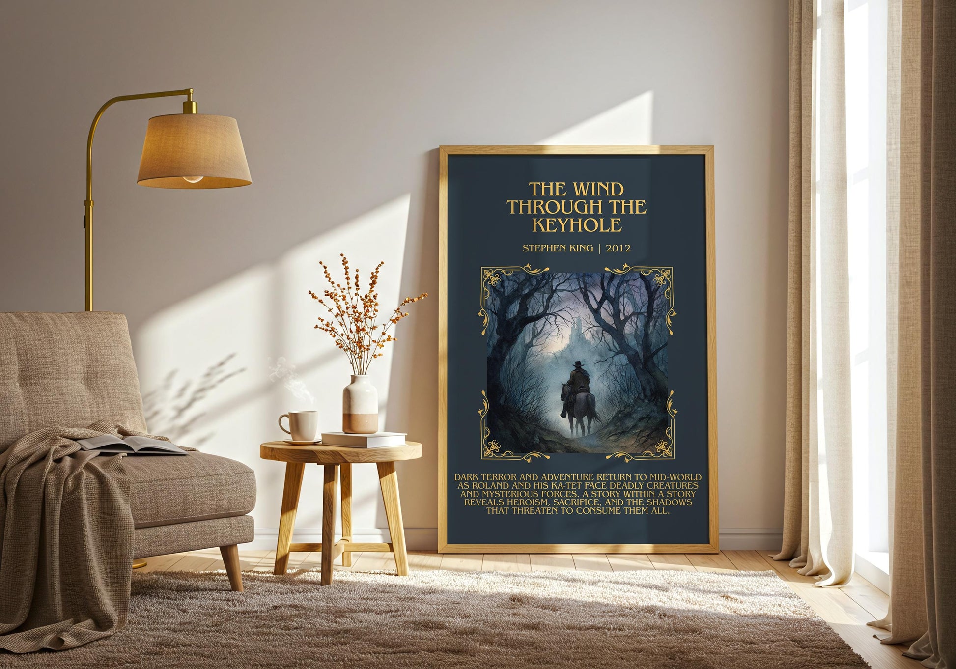 The Wind Through The Keyhole by Stephen King | Descriptive Book Poster | Blurby