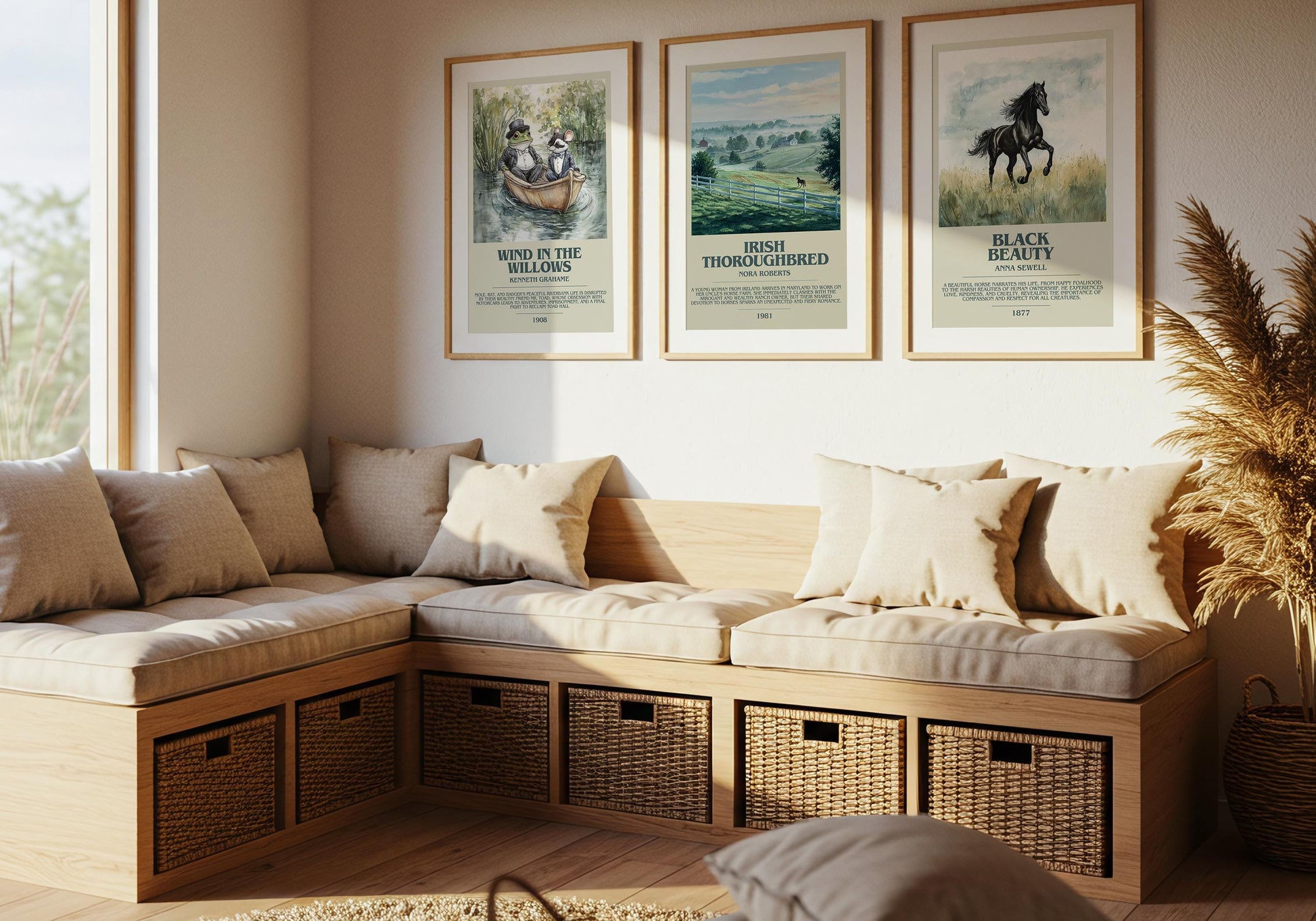 Irish Thoroughbred by Nora Roberts | Descriptive Book Poster | Modern