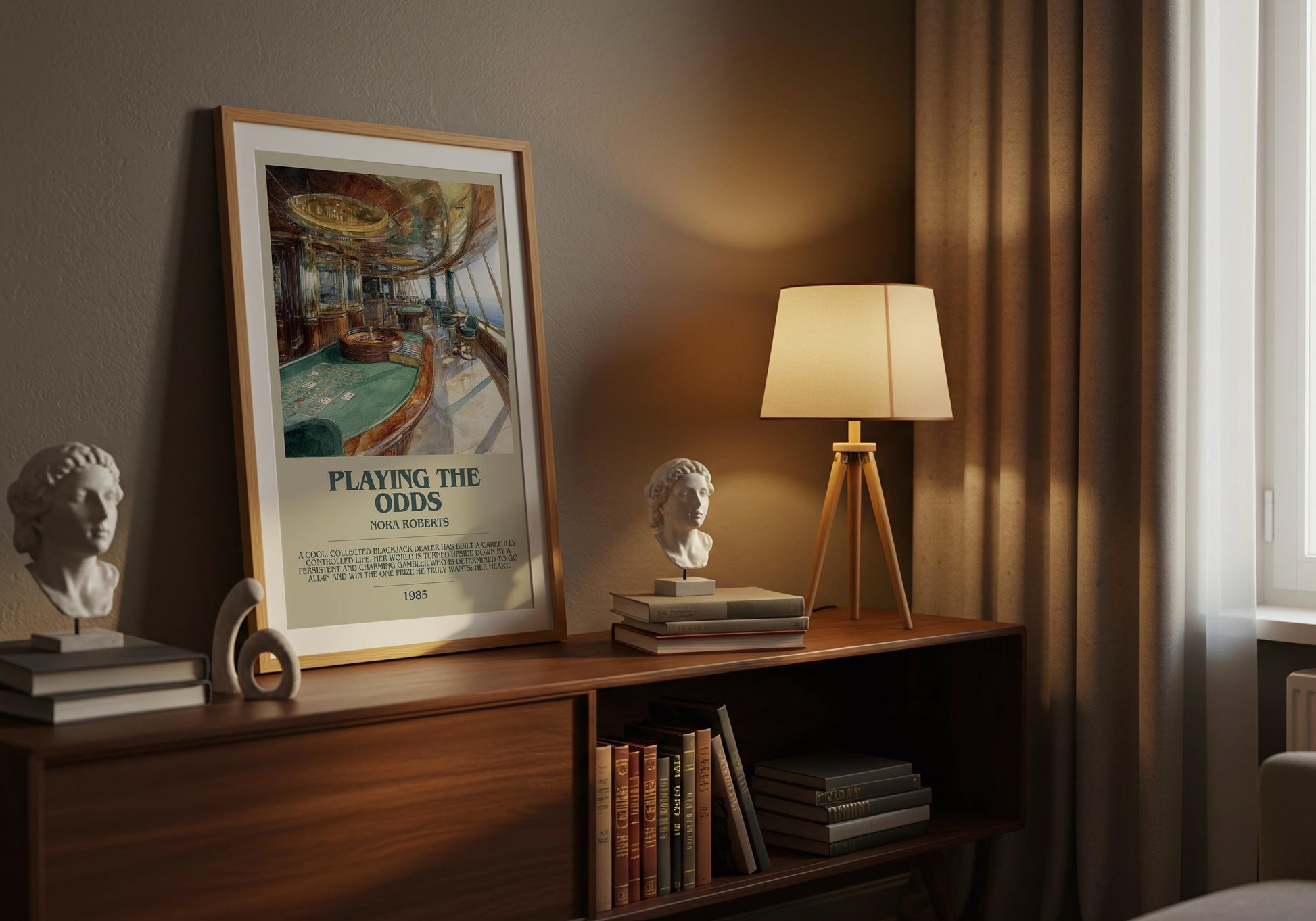 Playing The Odds by Nora Roberts | Descriptive Book Poster | Modern