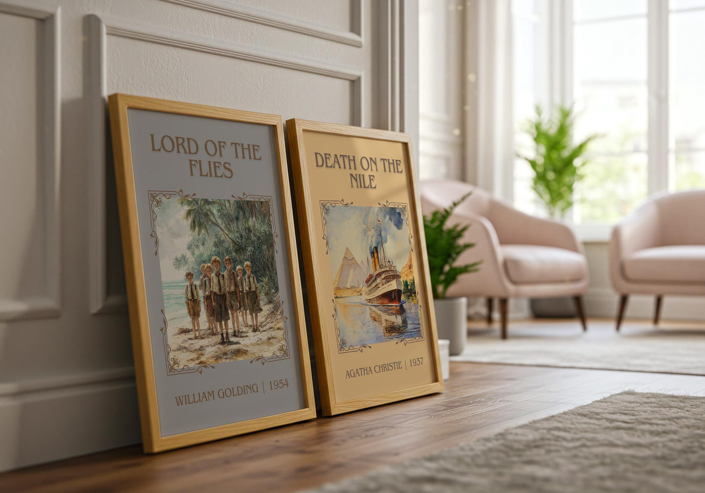 Lord Of The Flies by William Golding | Descriptive Book Poster | Minimalist