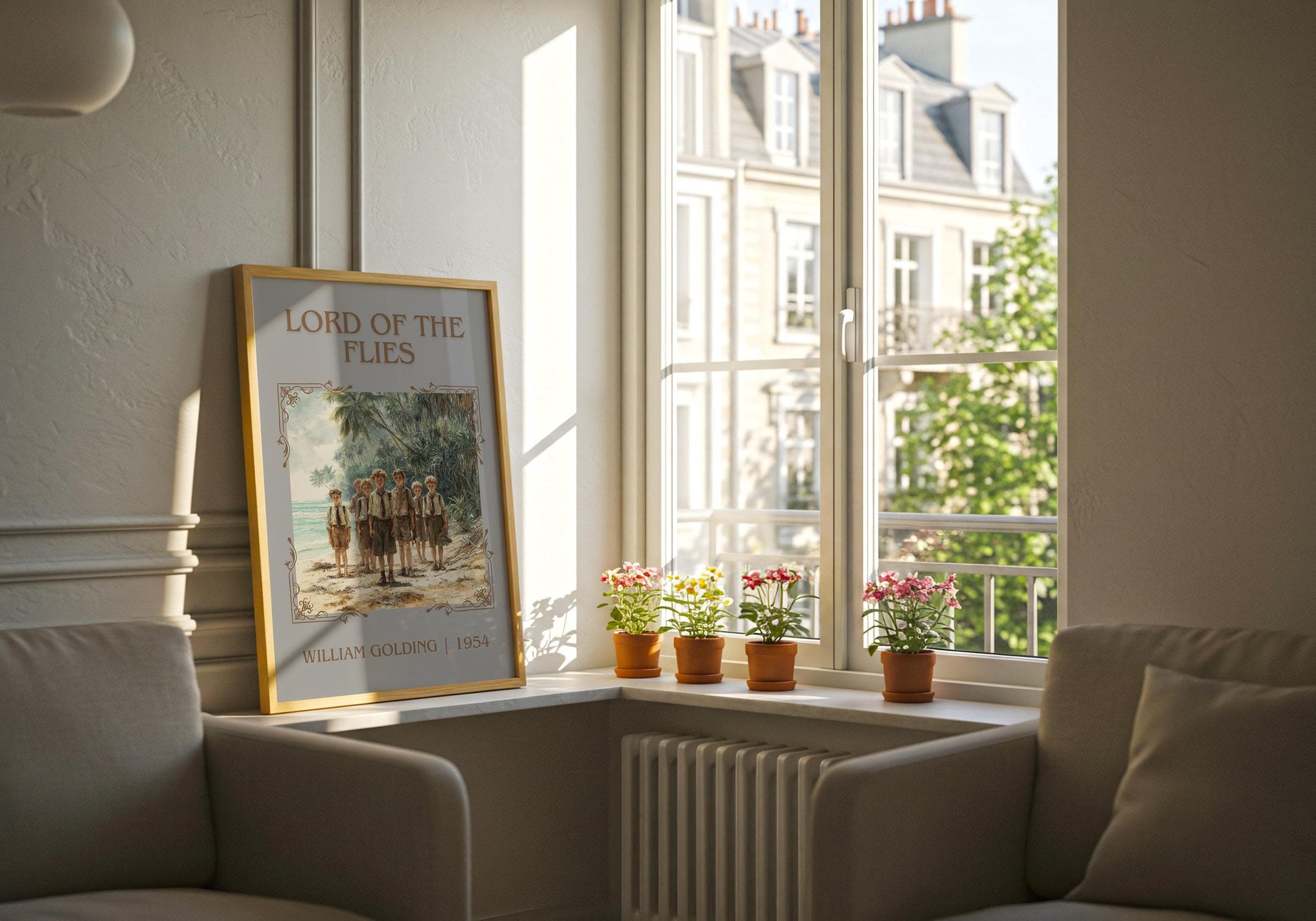 Lord Of The Flies by William Golding | Descriptive Book Poster | Minimalist