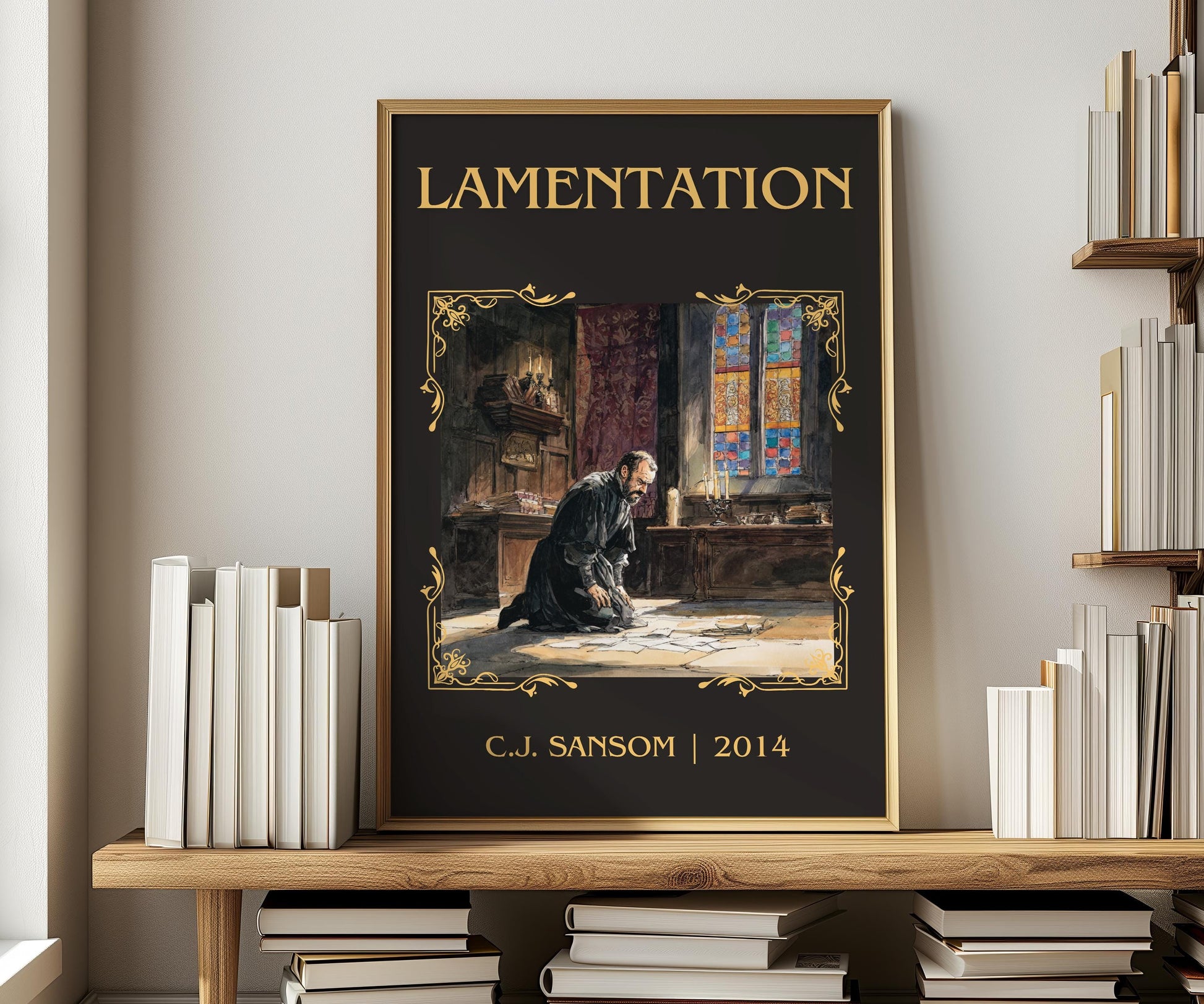 Lamentation by C.J. Samson | Descriptive Book Poster | Minimalist