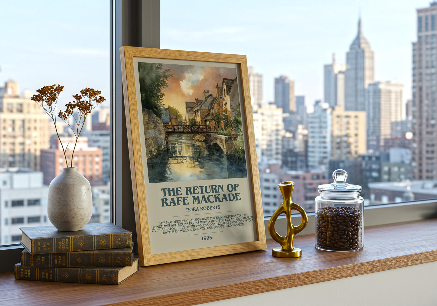 The Return Of Rafe Mackade by Nora Roberts | Descriptive Book Poster | Modern