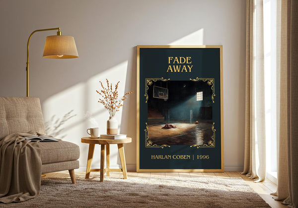 Fade Away classic book art print paper finish options – matte satin gloss