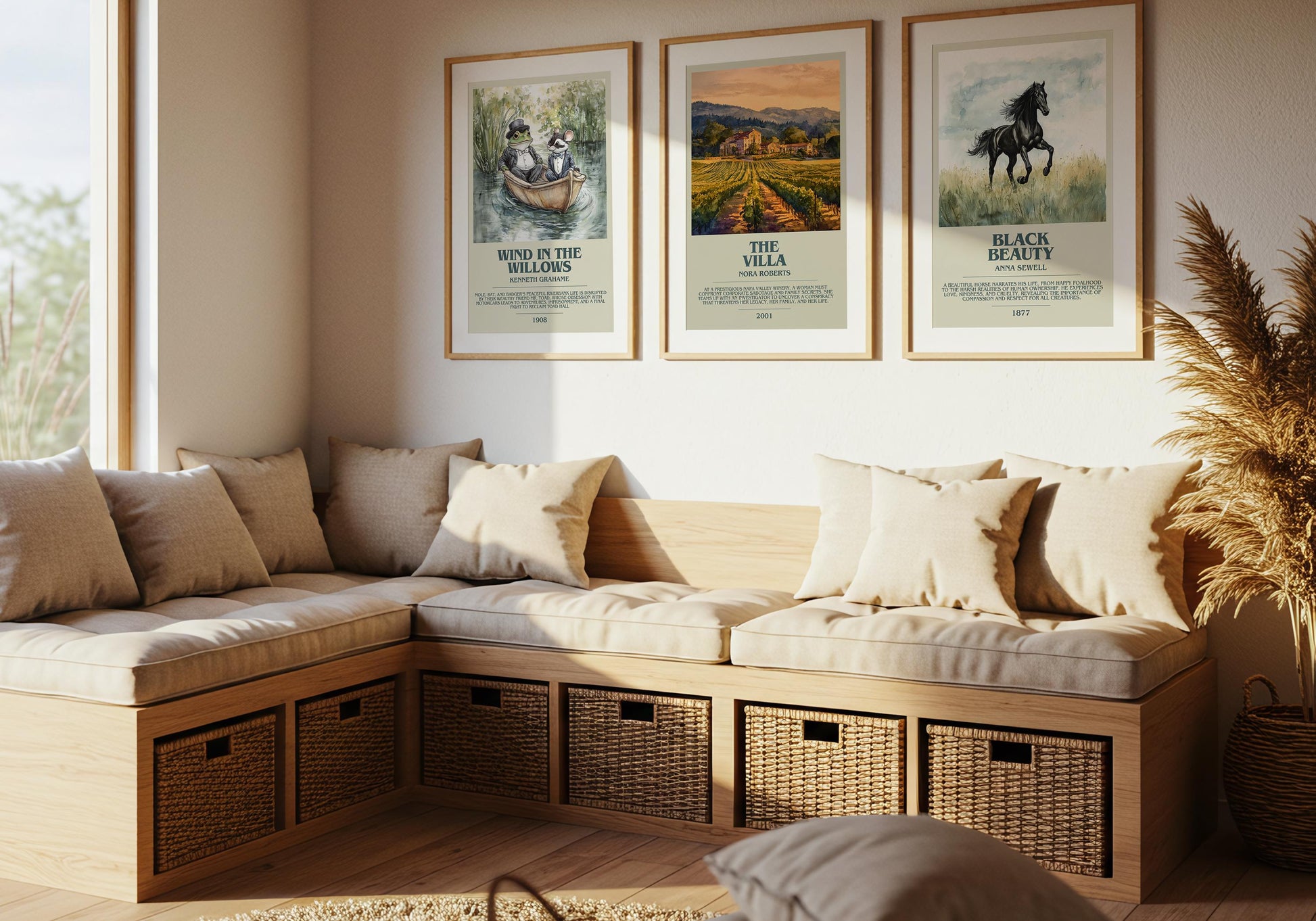 The Villa by Nora Roberts | Descriptive Book Poster | Modern