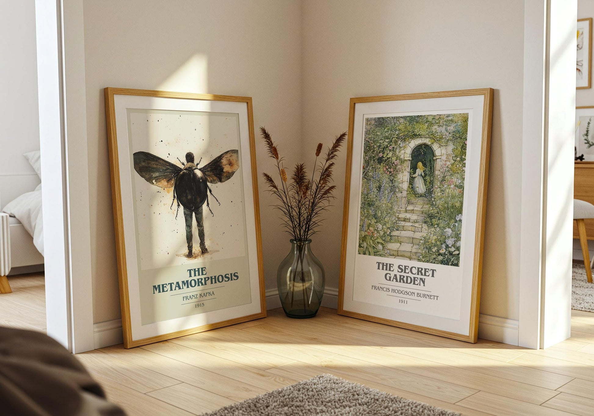 Metamorphosis book poster packaging – museum-quality print rolled in protective tube