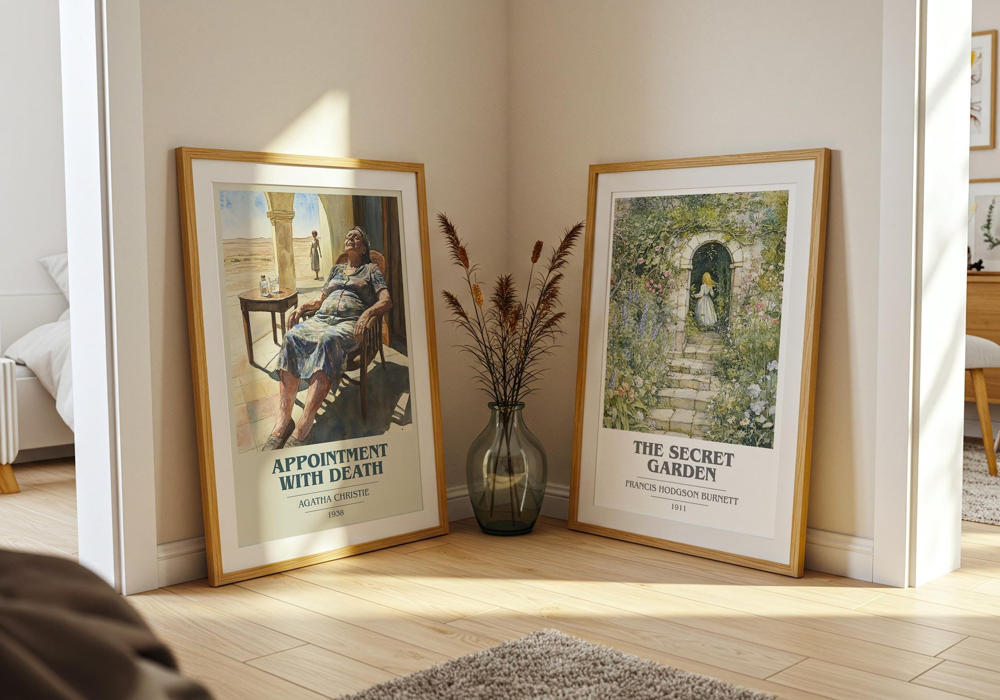 Appointment with Death book poster packaging – museum-quality print rolled in protective tube