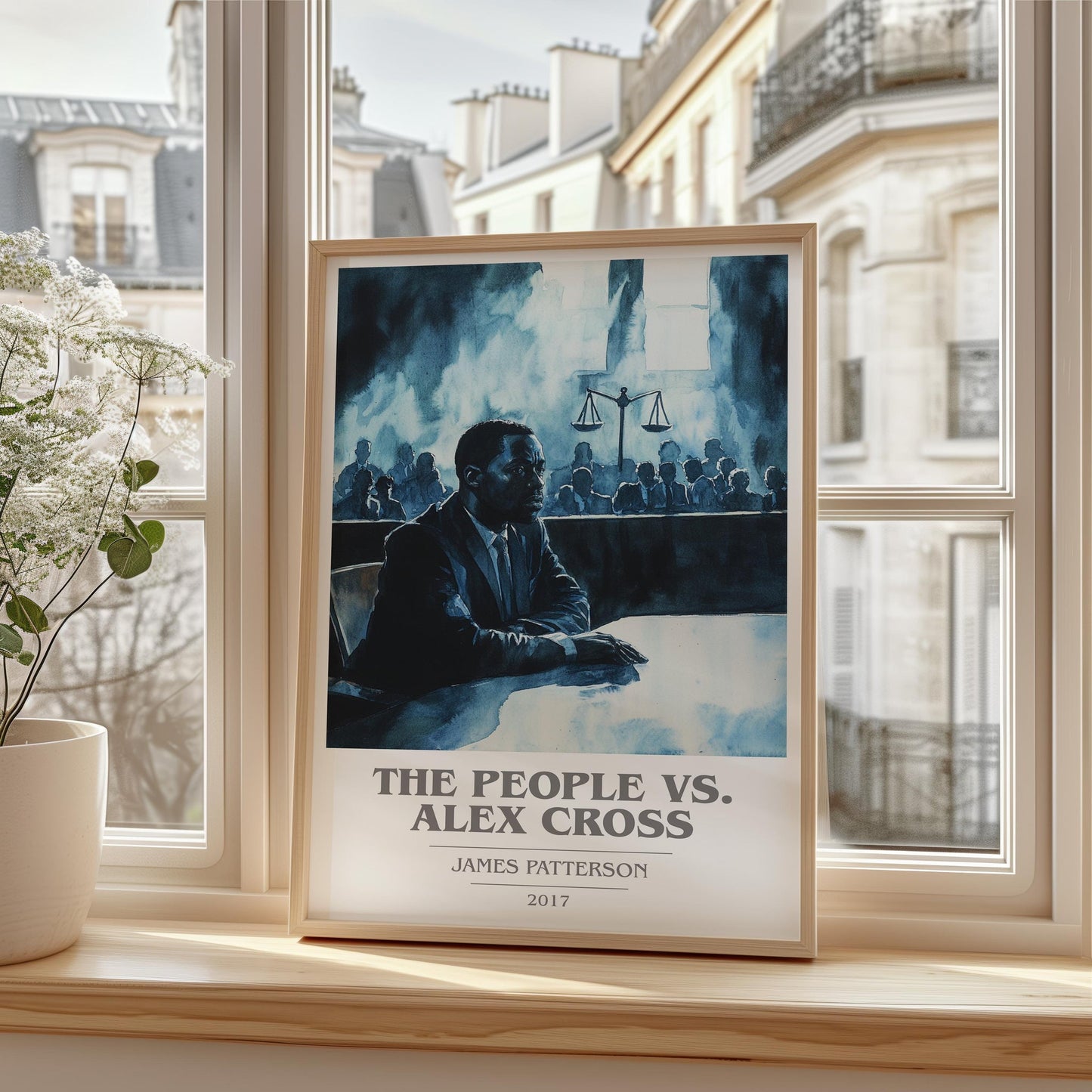 The People Vs. Alex Cross book cover poster colour and style options – James Patterson book art