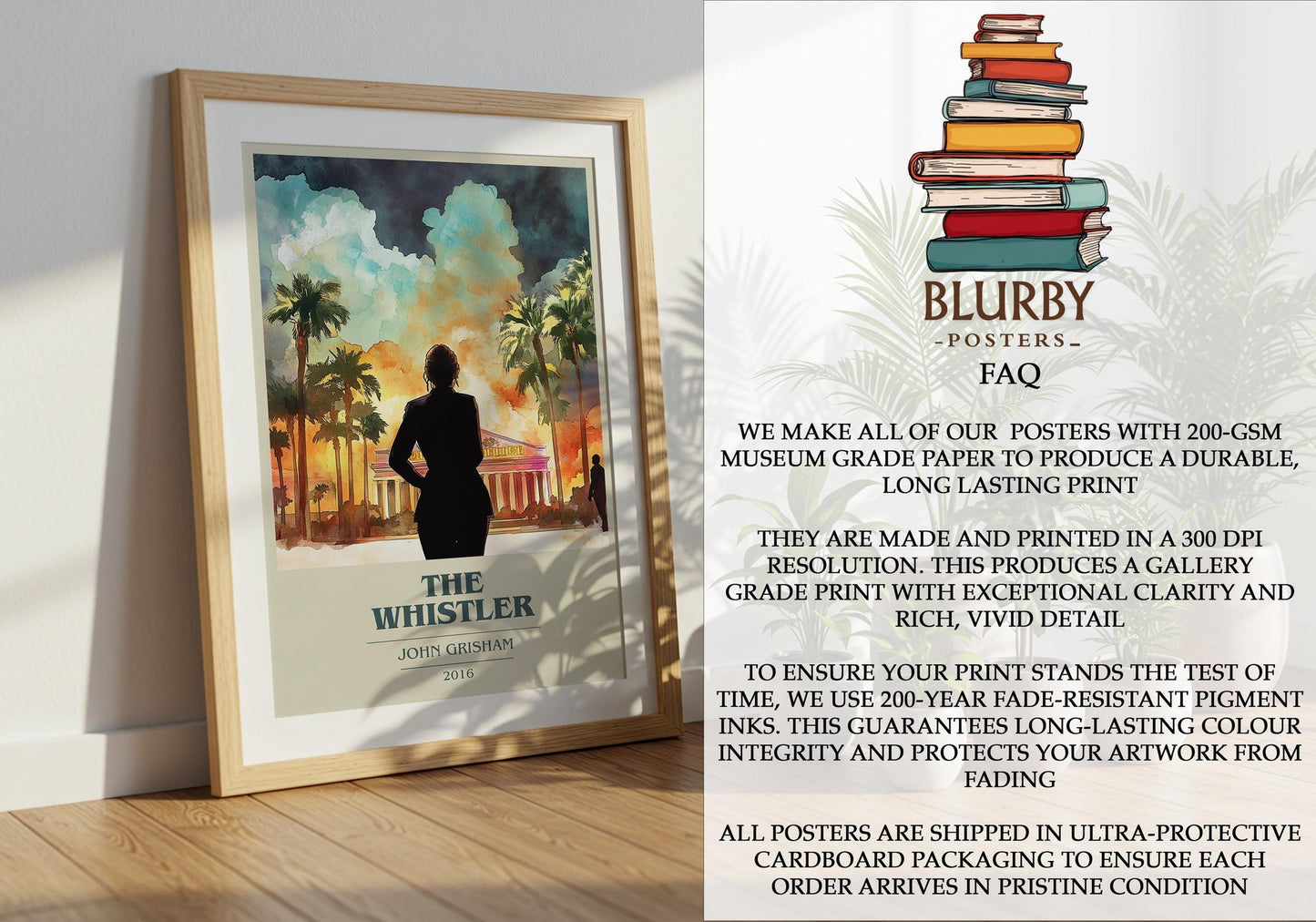The Whistler book poster packaging – museum-quality print rolled in protective tube
