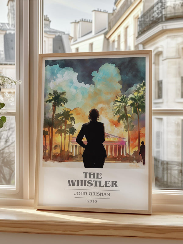 The Whistler book cover poster colour and style options – John Grisham book art