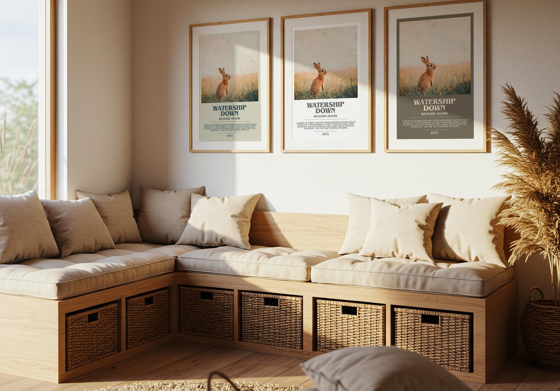 Watership Down by Richard Adams | Descriptive Modern Book Art | Poster