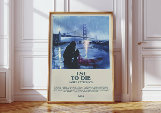 1st To Die by James Patterson | Descriptive Modern Book Art | Poster