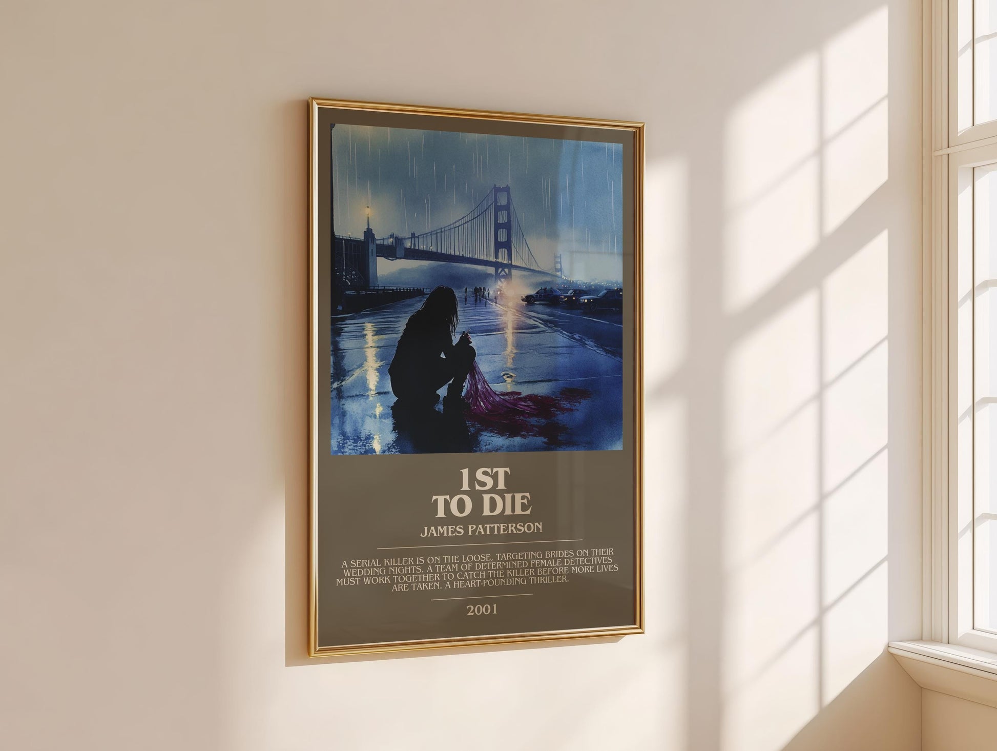 1st To Die by James Patterson | Descriptive Modern Book Art | Poster