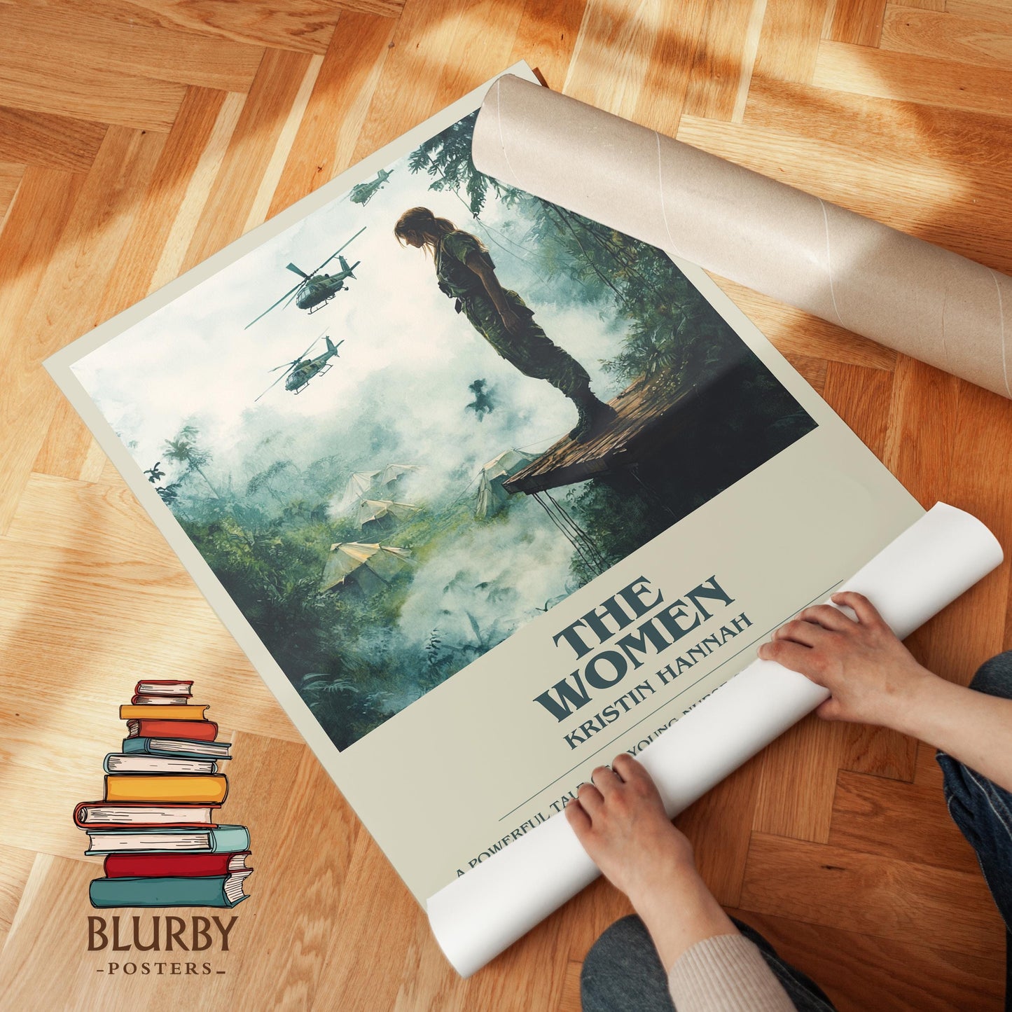 The Women book poster packaging – museum-quality print rolled in protective tube