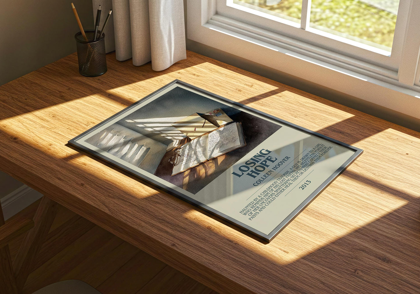 Loosing Hope by Colleen Hoover | Descriptive Book Poster | Modern