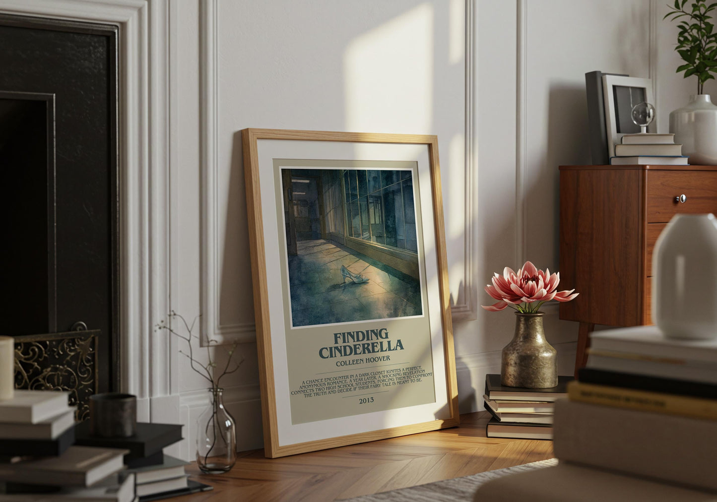 Finding Cinderella by Colleen Hoover | Descriptive Book Poster | Modern