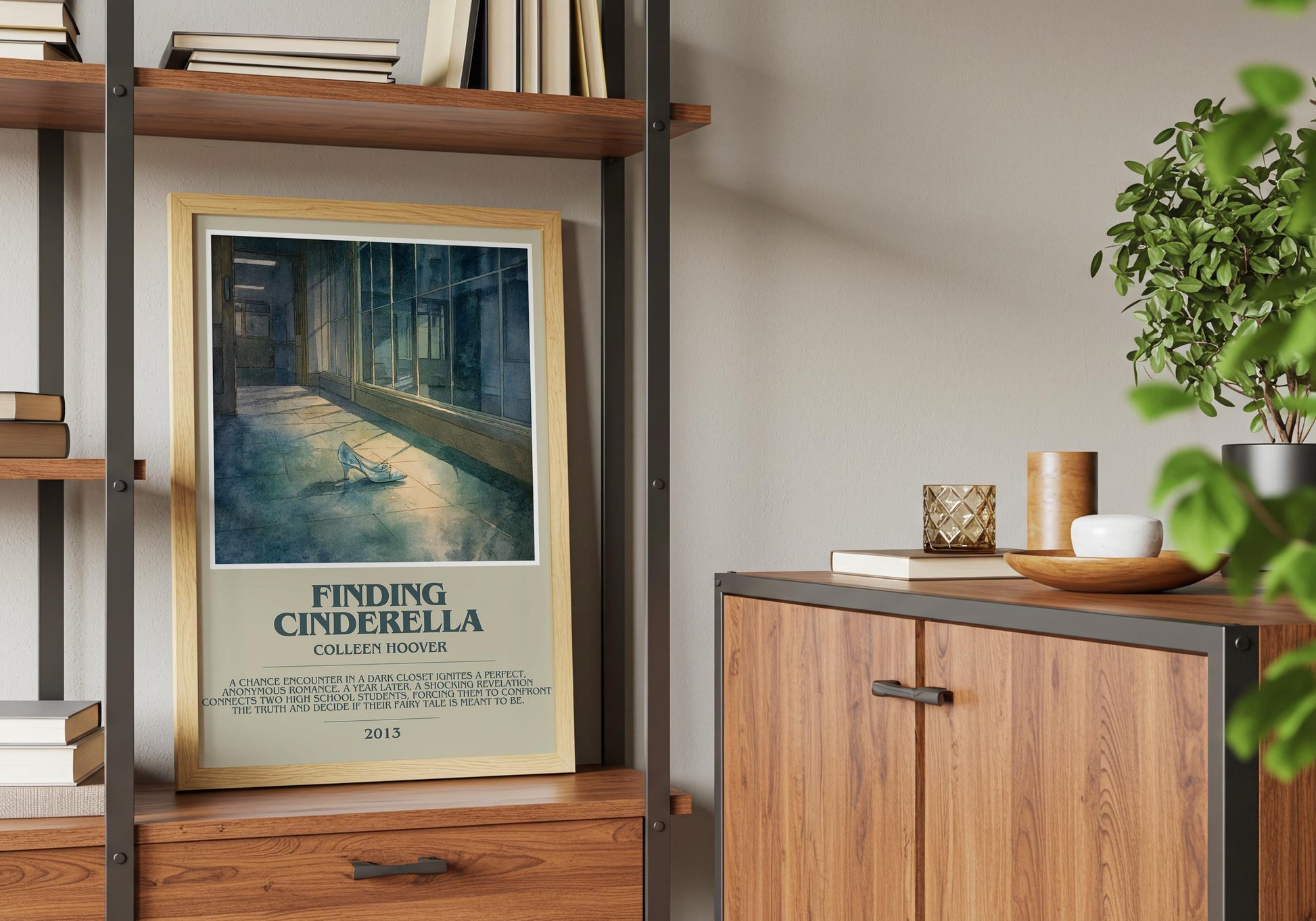 Finding Cinderella by Colleen Hoover | Descriptive Book Poster | Modern